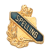 Academic Spelling School Lapel Pin