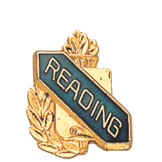 Academic School Reading Lapel Pin