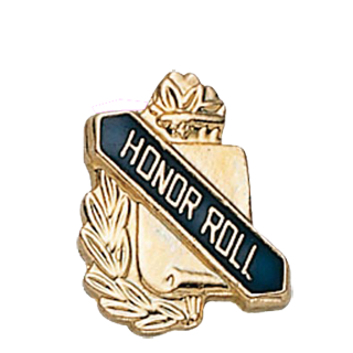 Academic Honor Roll Lapel Pin
