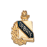 Academic Political Debate Lapel Pin