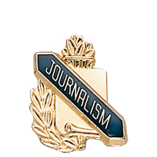 Academic Journalism Lapel Pin