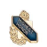 Academic Highest Honor Lapel Pin