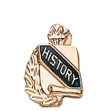 Academic History Lapel Pin