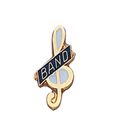 Academic Music Note Band Lapel Pin