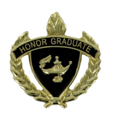 Honor Graduate Wreath Lapel Pin