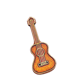 Music Guitar Lapel Pin