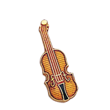 Music Violin Lapel Pin