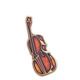 Music Cello & Base Lapel Pin