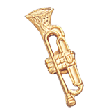 Trumpet Music Lapel Pin
