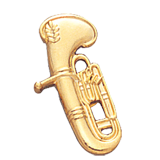 Baritone Music Lapel Pin