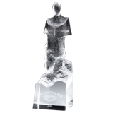 Carved Crystal Humanitarian Award