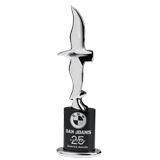 Chrome Metal Eagle Trophy