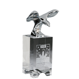 Chrome Metal Military Eagle Award