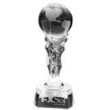 Crystal Bursting Globe Award