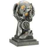 Soccer Ball in Hands Trophy - 18