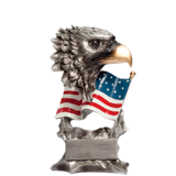 Patriotic Silver Eagle Trophy - 7.5