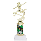 Girls Soccer Motion Trophy - 10