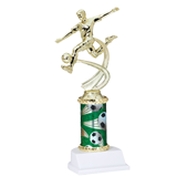 Boys Soccer Column Trophy - 10