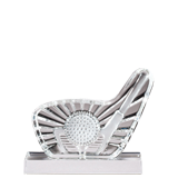 Golf Club Crystal Trophy - 4.5