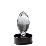 Crystal Football Trophy - 6.5