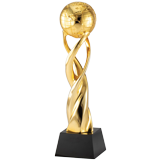 Gold Spiral Globe Award - 11