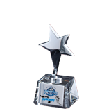Shining Star Crystal Trophy - 6
