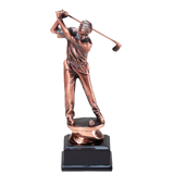 Bronze Mens Golf Trophy - 11
