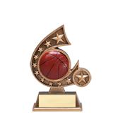 Golden Comet Basketball Trophy - 5.75