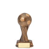 Bronze Spiral Soccer Trophy - 5.5