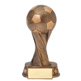 Bronze Spiral Soccer Trophy - 10.5