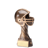 Bronze Football Helmet Trophy - 7