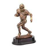 Football Bronze Running Back Trophy - 9