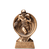 Golden Swirl Boys Football Trophy - 6