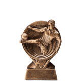 Golden Swirl Boys Soccer Trophy - 6