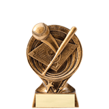 Golden Swirl Baseball Field Trophy - 6