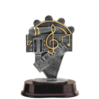 Custom Musc Note Trophy / Musc Award / Rado Staton / Job Ncentve