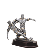 Male Soccer Slide Tackle Trophy - 8