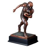 Bronze Football Runner Trophy - 13