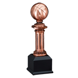Basketball Pillar Trophy - 10.5