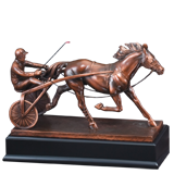 Sulky Racer Horse Trophy - 9
