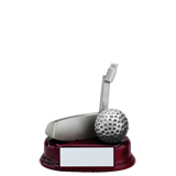 Silver Golf Club Putter Trophy - 5.5