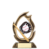 Baseball Golden Flame Trophy - 6