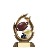 Football Golden Flame Trophy - 7.25