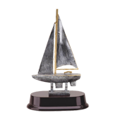 Sailboat Resin Trophy - 9.5
