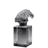Eagle Head Crystal Leader Award