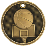 3D Basketball Medal - 2
