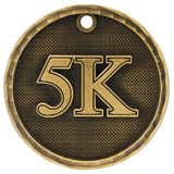 3D 5K Marathon Medal - 2