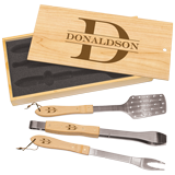 BBQ Tools Wood Gift Set - 20