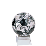 Crystal Soccer Ball Trophy - 5.75