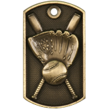 3D Baseball Dogtag Medal - 2